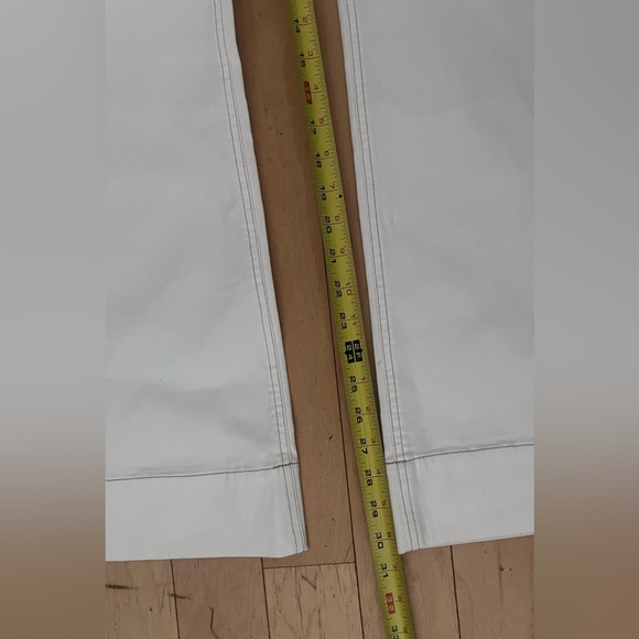 Madden NYC wide leg stretch white denim pants - Picture 2 of 5